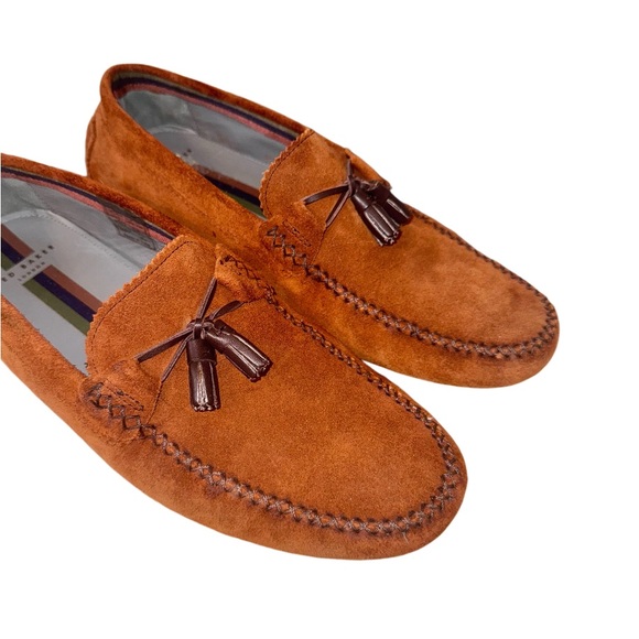 TED BAKER URBONNS suede loafers men’s slip on dress  shoes size 9 main image 13